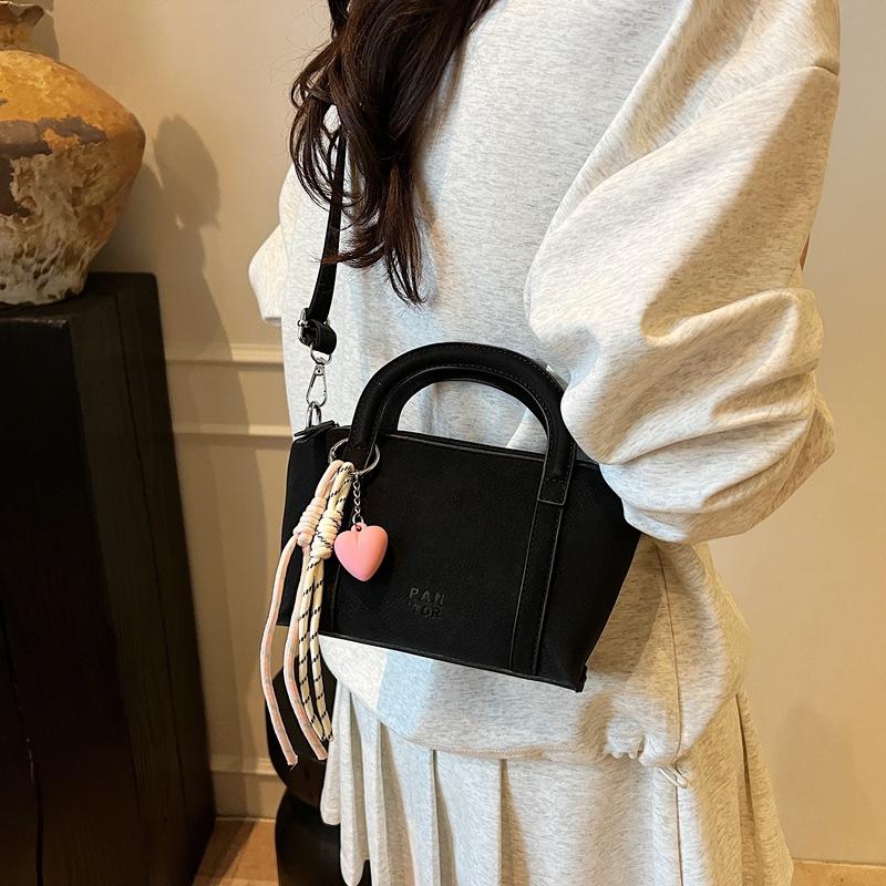 Trend Lychee Pattern Large-Capacity Handbag Women'S High-End Sense Of Leisure Commuting Shoulder Messenger Bag