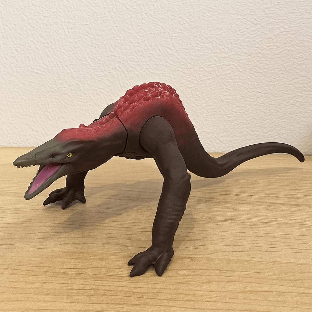 צעצוע דגם גואנה ריאליסטי מויניל, זוחל מיניאטורות פיגורינה בעבודת יד, צעצועי ילדים