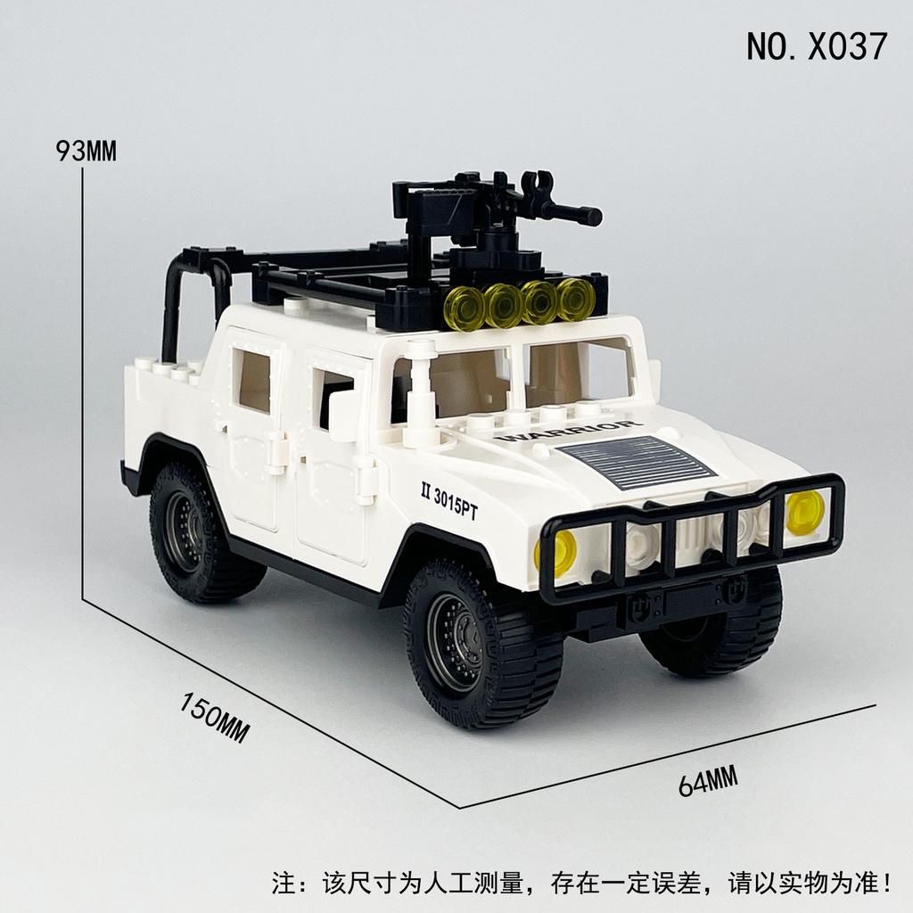 X001-X044 J772 J773 J779 Police Car Rescue Patrol Car Building Block Small Particle Toy
