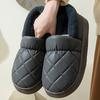 Pantoufles pour hommes Taille Extra Large Automne Hiver Pantoufles d'Intérieur Antidérapantes