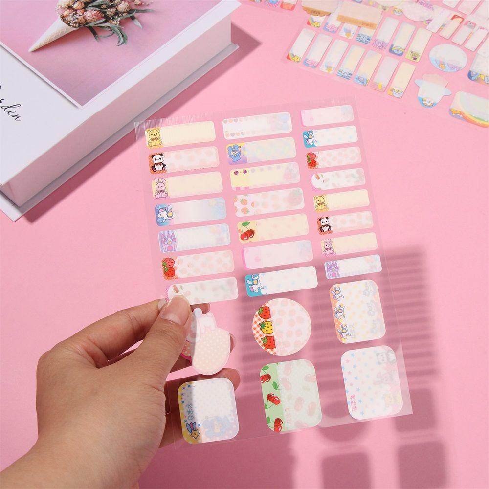 140Pcs New Kids Cup Bottle Mark Sticker Handwritten Bottle Label Cartoon Cute Tag Name Stickers