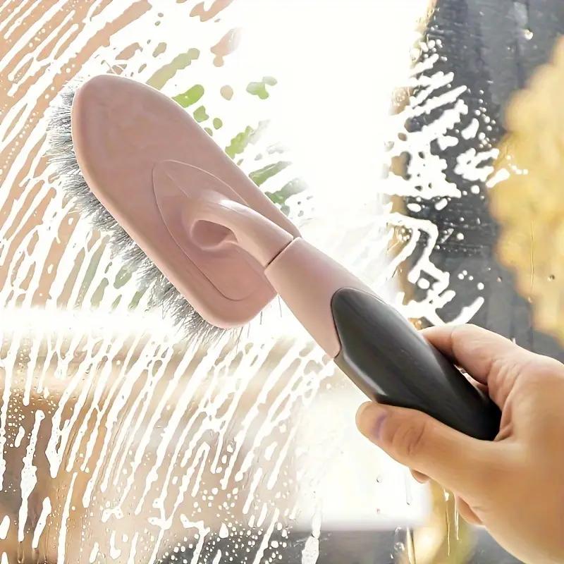 1 STÜCK Haushaltsreinigungsbürste Harte Borsten Bodenbürste Multifunktions Dekontamination Wandfliesen Glas Langer Griff Spaltbürste Kein toter Winkel