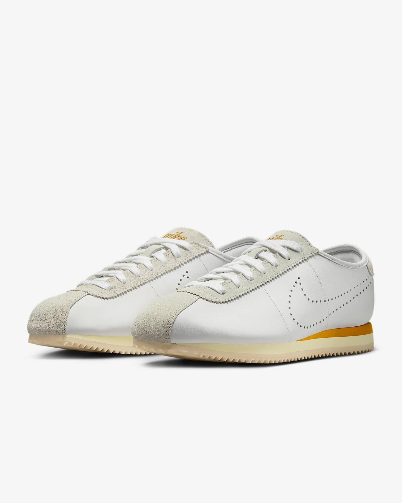 HQ1841-100 Nike Cortez Кожаный Белый Светлая Кость Кокосовое Молоко Бронзовый (Женский) 6W