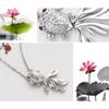 925 Sterling Silver Necklace Women's Annual Fish Silver Pendant Exquisite Ornament Valentine's Day Silver Jewelry