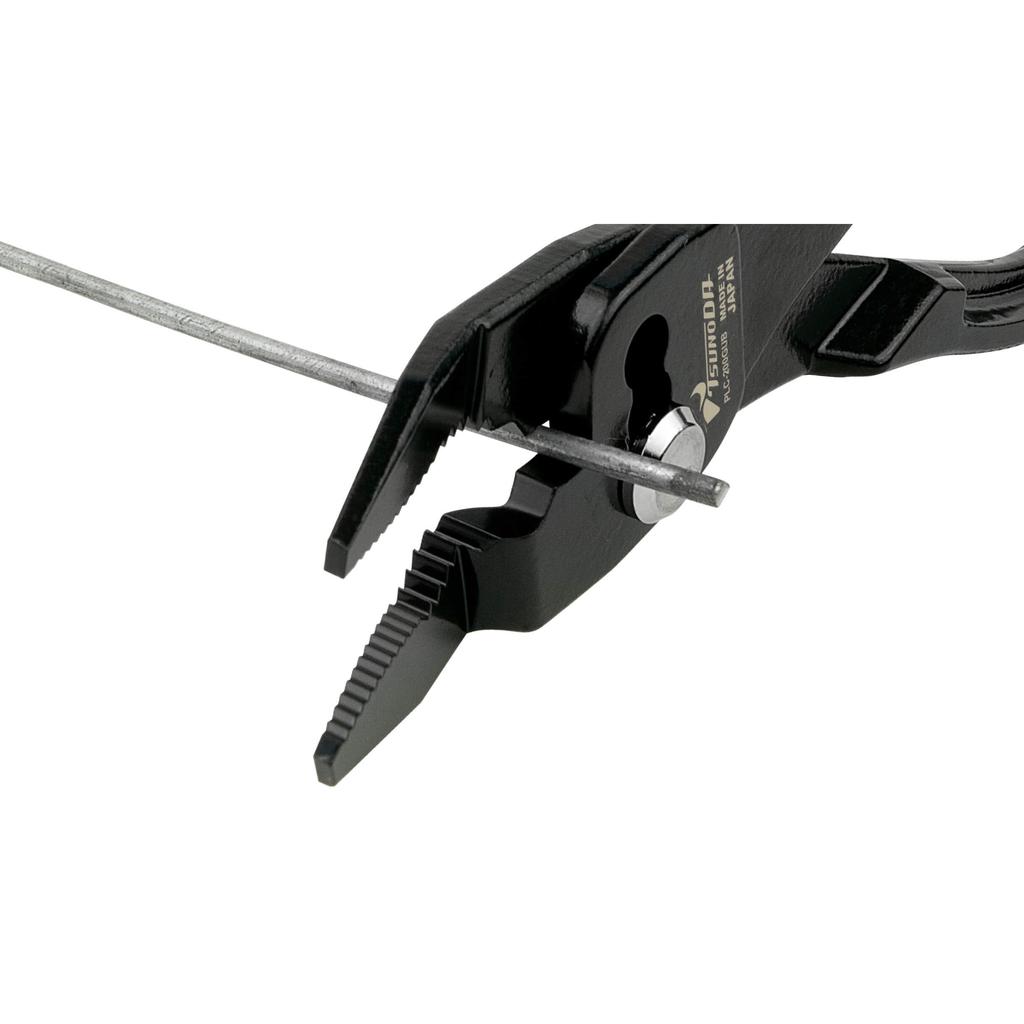 Tsunoda Ultra-Thin Hold Pliers, Bent Type, 200mm, PLC-200GUB