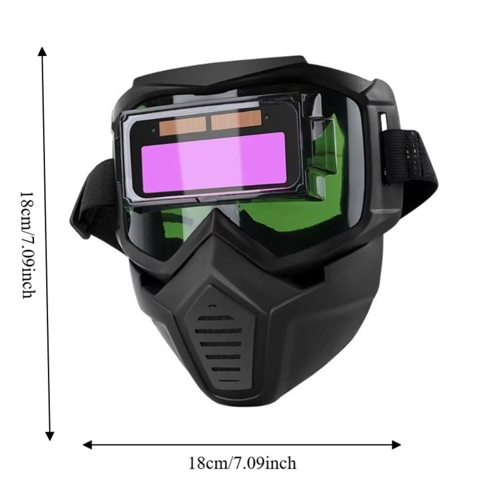 Work Protective Welding Glasses Adjustable Band Face Protector Comfortable Welding Mask  Grinding