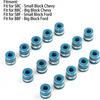 For SBC BBC SBF BBF Big Block Ford 16Pcs Valve Stem Oil Seals Set 11/32” X .500”