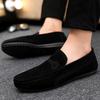 Fashion Fashion Lightweight Suede Men Casual Shoes Lazy Shoes Male Breathable Slip-on Mens Driving Shoes Comfortable Loafers Moccasins