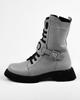 Boots with Lacing Guero 182227 Gray Leather