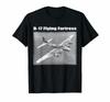 Vintage B17 Flying Fortress Heavy Bomber Graphic TShirt 100 Cotton ONeck Summer Short Sleeve Casual Mens Tshirt Size S3XL