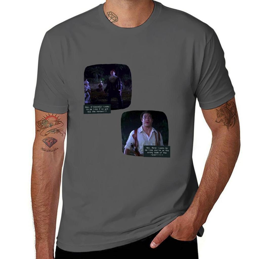 Rick Oconnell Hey Beni Looks To Me Like Youre On The Wrong Side Of The River Tshirt Industrial Work Tee Shirt