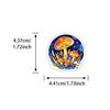 60PCS Cartoon Magic Academy Stickers: Purple Dream Decorations for Guitar, Notebook, Luggage - Waterproof and DIY-ready.