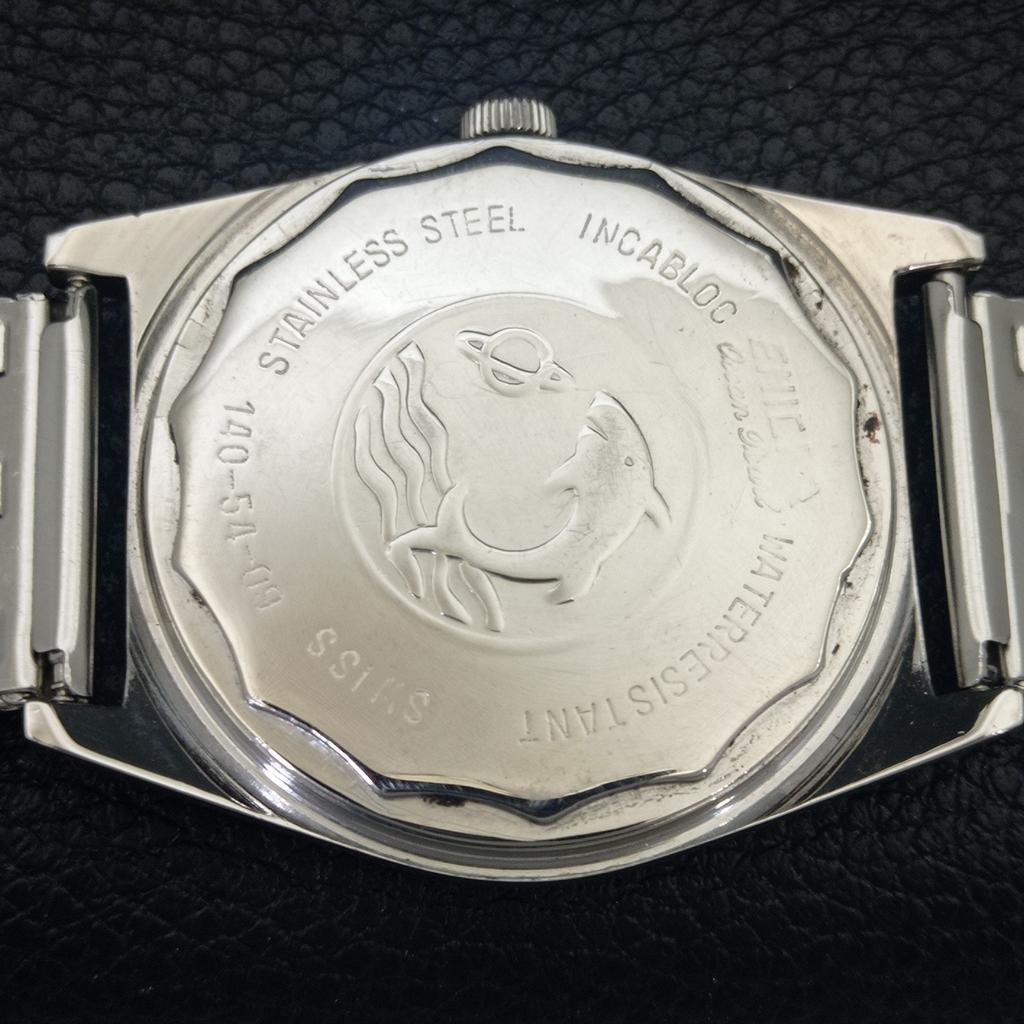 RARE ENICAR STAR JEWELS HAND-WINDING SWISS MENS VINTAGE WATCH A703865-1 R213f-a703865