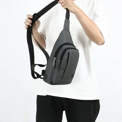 Divatos férfi melltáska kézitáska Könnyű NYLON szövet Crossbody válltáska Stílusos alkalmi férfi deréktáska Férfi melltáska