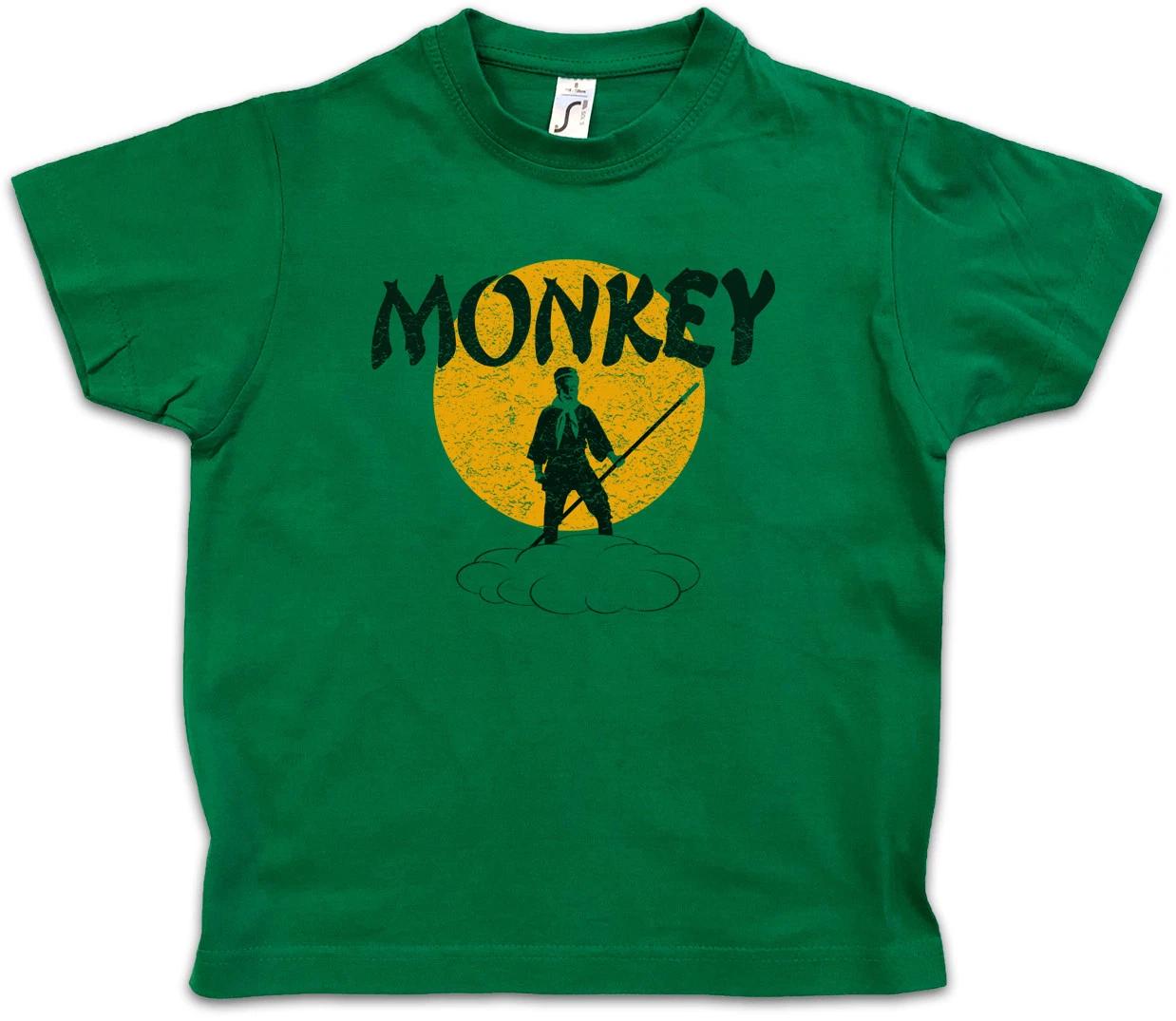 MONKEY MAGIC RETRO TV SERIES Kids Boys T-Shirt Martial Arts Kung Fu Vintage Cult 160