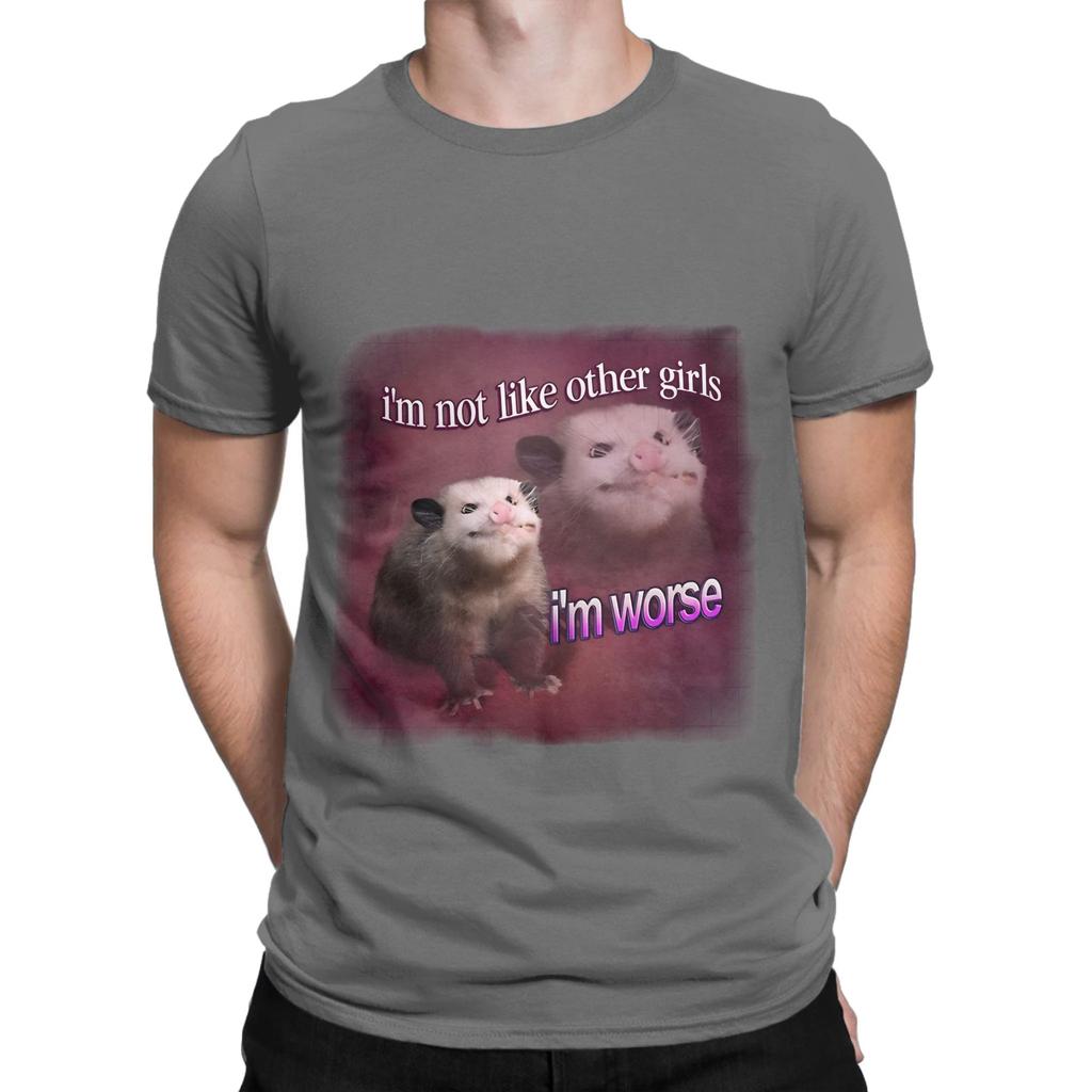 I Am Not Like Other Girls I Am Worse Possum Word Art Funny 100 Cotton TShirt Possum Tops Tees For Unisex
