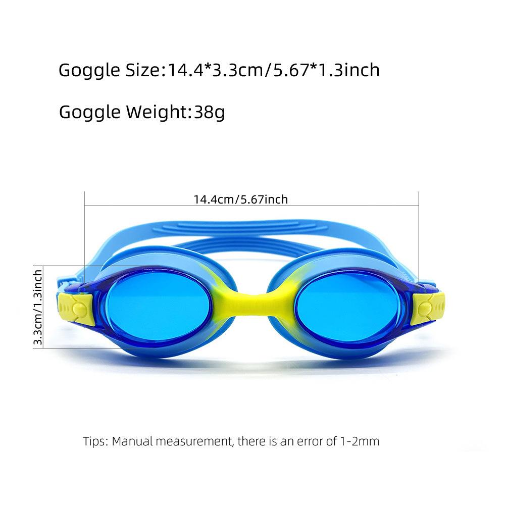 Children's Swimming Goggles High Definition Waterproof and Anti-fog Swimming Glasses Silicone