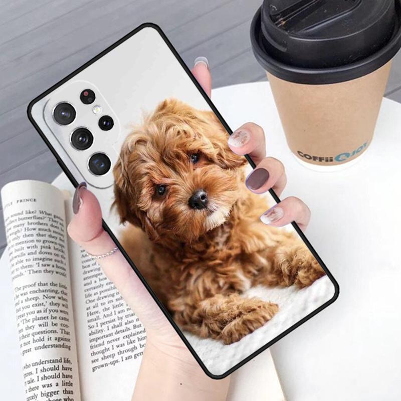 Cute Cockapoo Dog phone case Cover For Samsung Galaxy S24 S25 Ultra S21 S22 Ultra S10E Note 10 Plus Note 20 FE S23