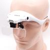 Head Magnifying Glass 1X 1.5X 2.0 X 2.5X 3.5X Head Mount Magnifier Glasses Lluminated Magnifier for Reading Jewelry Watch Repair