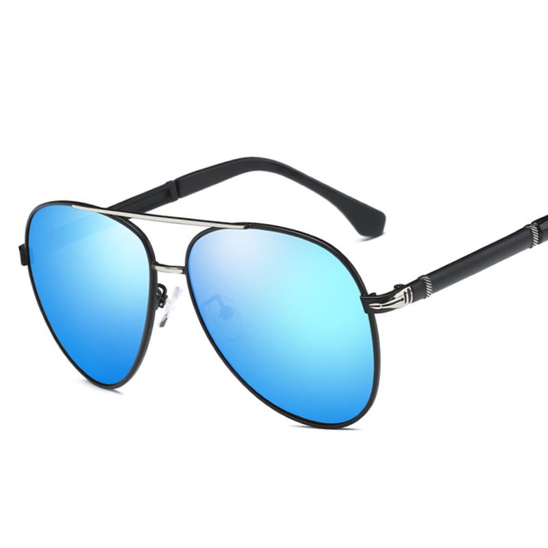 

Металлические мужские цветные очки с поляризацией, солнцезащитные очки, персонализированные хипстерские очки для вождения, очки-жабы для вождения 8738