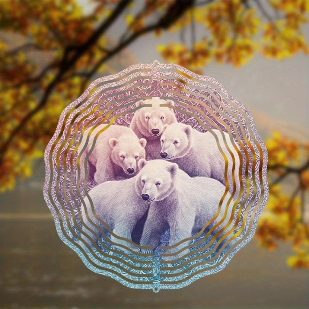 10 Inch Hanging Wind Chime for Outdoor Garden Decor Dynamic Design with 360 Hook Perfect for Spring and Summer Lawn Decoration