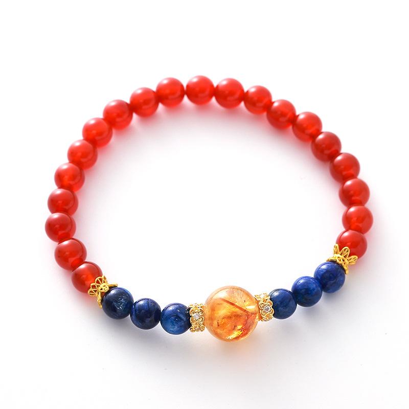 

Agate bracelet citrine bracelet.fashion women daily jewelry gift