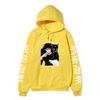 Japanese Anime Hoodie Sweatshirt Jujutsu Kaisen Satoru Gojo Anime Print Soft Fleece Warm Long Sleeve Hooded Sweatshirt