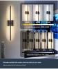 Remote-Controlled Rechargeable Three-Color Wall Light for Living Room, Bedroom, and Stairwell