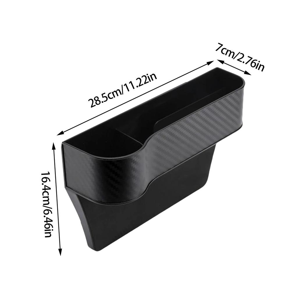 Car Seat Gap Filler Organizer Box Car Front Seat Storage Holder ABS Auto Seat Crevice Slit Organizers Box Universal Car Interior