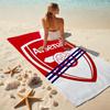 1pc A-Arsenal Beach Towel, Comfortable and Thick, and Swimming/Bath/Picnic/Camping Towel, Suitable for Seaside Beaches