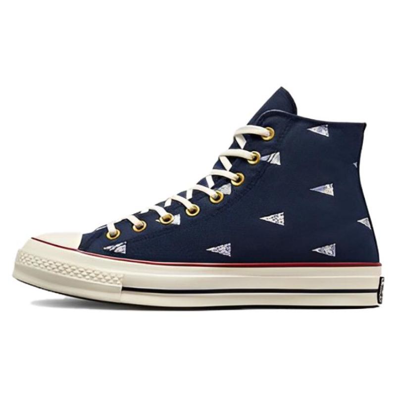 

Converse Chuck 70 Nautical Flag High Top Espadrilles Unisex Blue & White 37.5