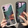 Para iPhone 13 Funda Diseño de Tren Marino de Anime Cubierta Suave de TPU Silicona Para iPhone 14 15 Pro Max 12 11 16e Funda iPhone 16 Pro Max