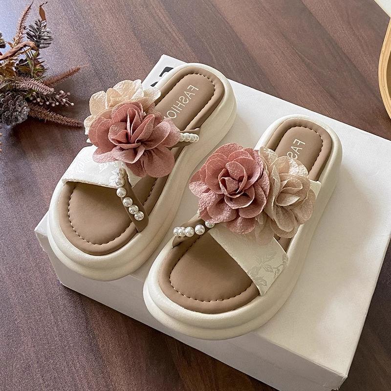 Sandals Women's Summer 2025 New High-value Beautiful Versatile Casual Muffin Thick-soled Skirt Beautiful Sandals