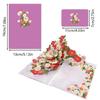 Artistic 3D Popup Mother's Day Card Handmade Greeting Card for Friend Elegant Celebration Paper Card