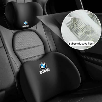 Car Sticker 2025 Hot Car Seat Headrest Lumbar Support Neck Cushion For X1 X3 X4 X5 E90 E70 E60 E46 F30 F10 F15 F25 F30 G30 G
