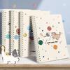 Coil Thickened Paper Hard Shell Cover Student Horizontal Line Cute Animal Notebook Notepad