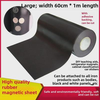 DIY Soft Magnetic Rubber Sheet: Adhesive Blackboard Sticker with Strong Magnetic Base