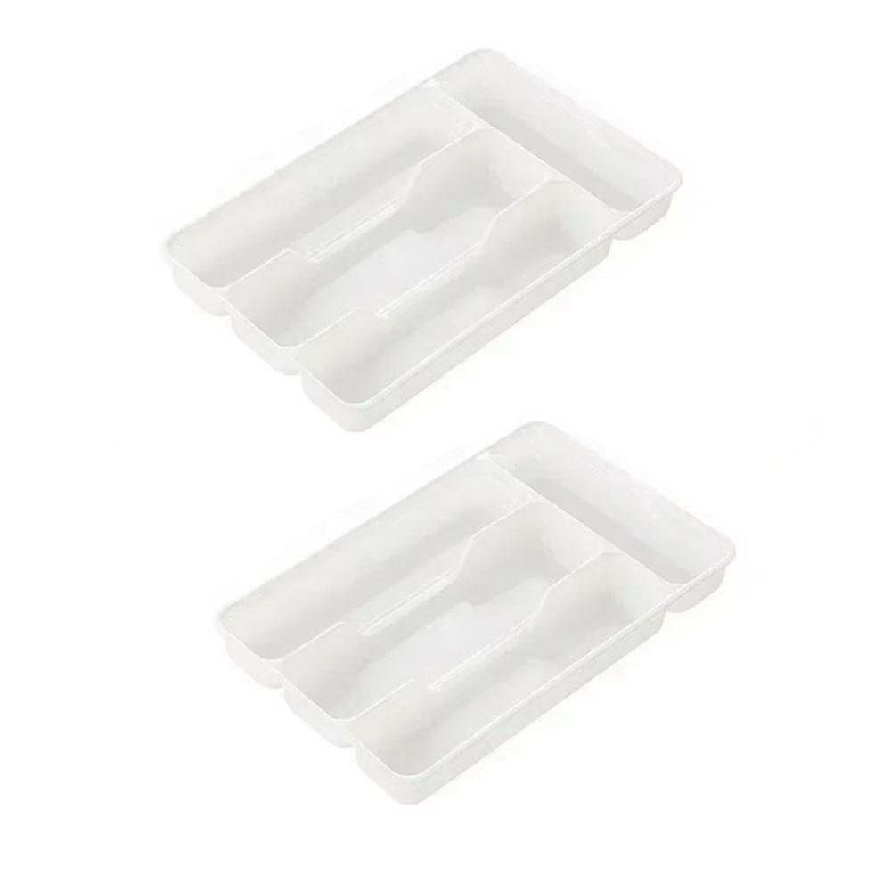 Compartments Drawer Divider Tray Rectangle Spoon Fork Separation Box Cutlery Container  Cabinet