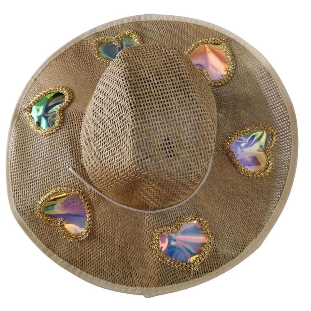 Straw Western Cowboy Hats for Women Girls Star/Moon Shapeable Cowgirl Hat Summer Outdoor Beach Sun Hat Vintage Jazz Hat
