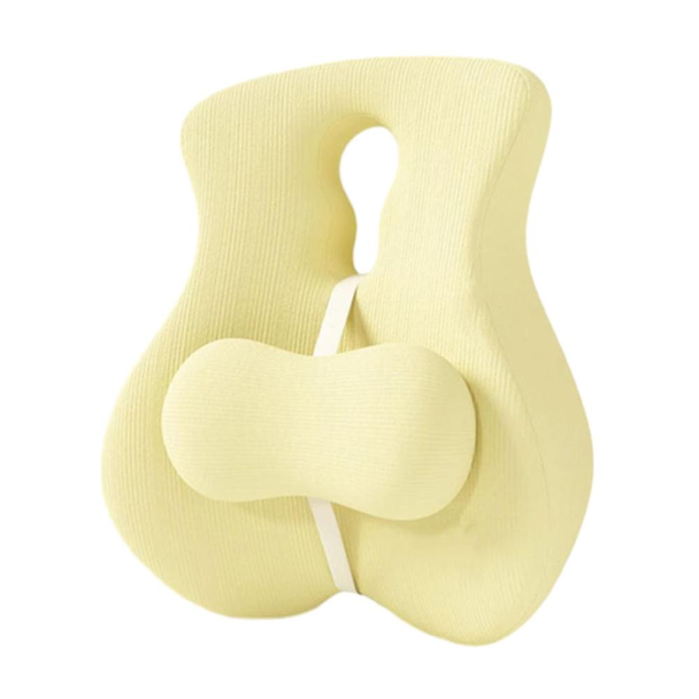 Breathable Back Support Pillow Adjustable Slider Ergonomic Waist Support Cushio Work From Home