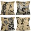 Halloween Pillowcase Pumpkin Skull Funny Ghost Cushion Cover Sofa Living Room Decoration Pillow