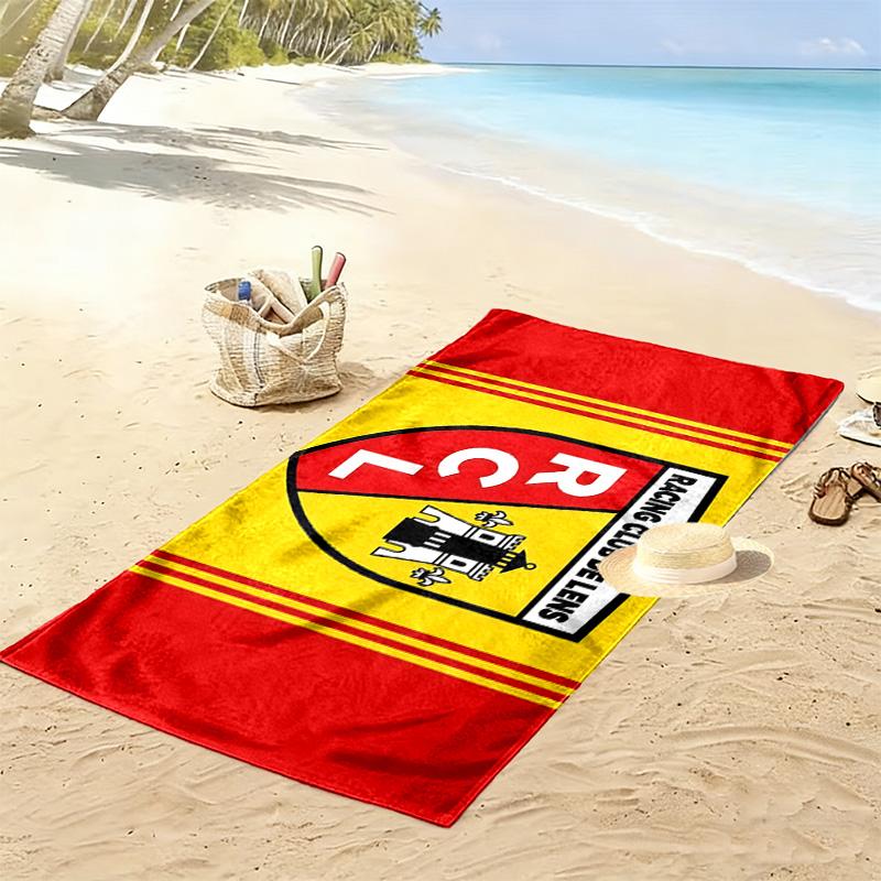 Racing Club de Lens Print Beach Towel, Large Soft Quick Dry Towel for Beach Camping Swimming