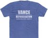 Vance Refrigeration "Vintage Look" T-Shirt - Heathered 50/50 Blend
