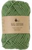 Knitworm Hug Cotton Medium 1 30g Made In Japan Yarn, Thick, Ball, (Approx. 84m), 100% Cotton, (Green)