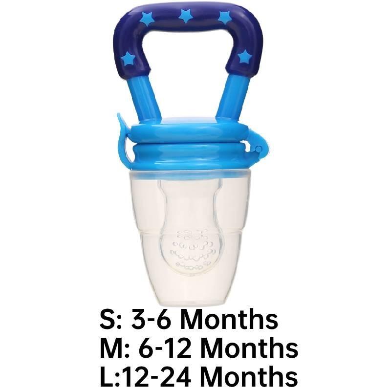 Premium Baby Obst Gemüse Fütterer Schnuller Silikon Beißring für Säuglinge