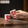190ml Creative Auspicious Fish Pattern Teapot Small Dragon Egg Pot Tea Set Kit Boutique 1 Pot 2 Cups Tea Maker Organizer Craft