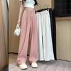 2026 Women's High-Waist Wide-Leg Pants: Slimming, Casual Straight-Leg with Draped Design for Summer