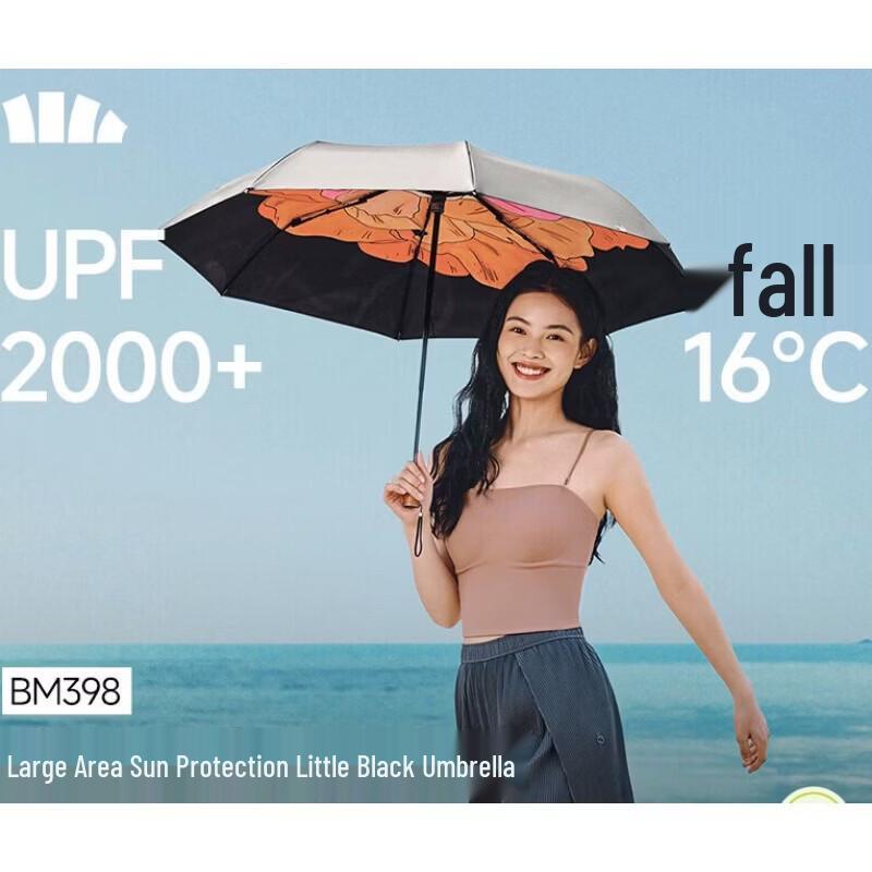 Beneunder UV Protection 3-Fold Sun & Rain Umbrella