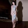 Old Shanghai Republic of China Style New Chinese Style Suzhou Long Cheongsam Improved Young Women's High-end Sense Retro Short Sleeves Summer