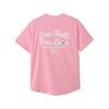 Champion Short Sleeve Pale with a Round Quick Antibacterial and Odor and Breathable Design with a Graphic Logo Print Women's T-Shirt, CW-CB327, Pink,